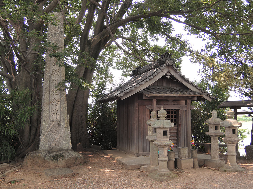 紫陽花とお地蔵様