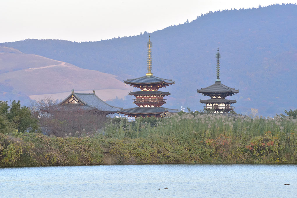 霜月の薬師寺