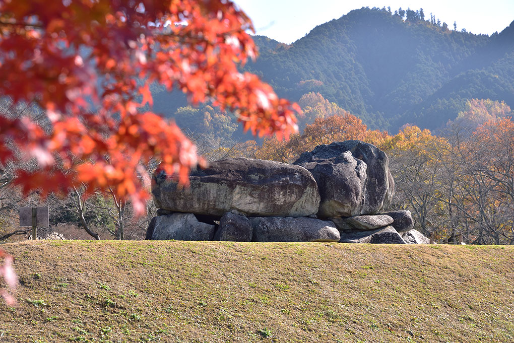 石舞台の紅葉